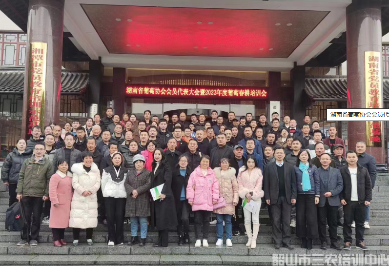 湖南省葡萄协会会员代表大会暨2023年春耕培训班开班(图7)